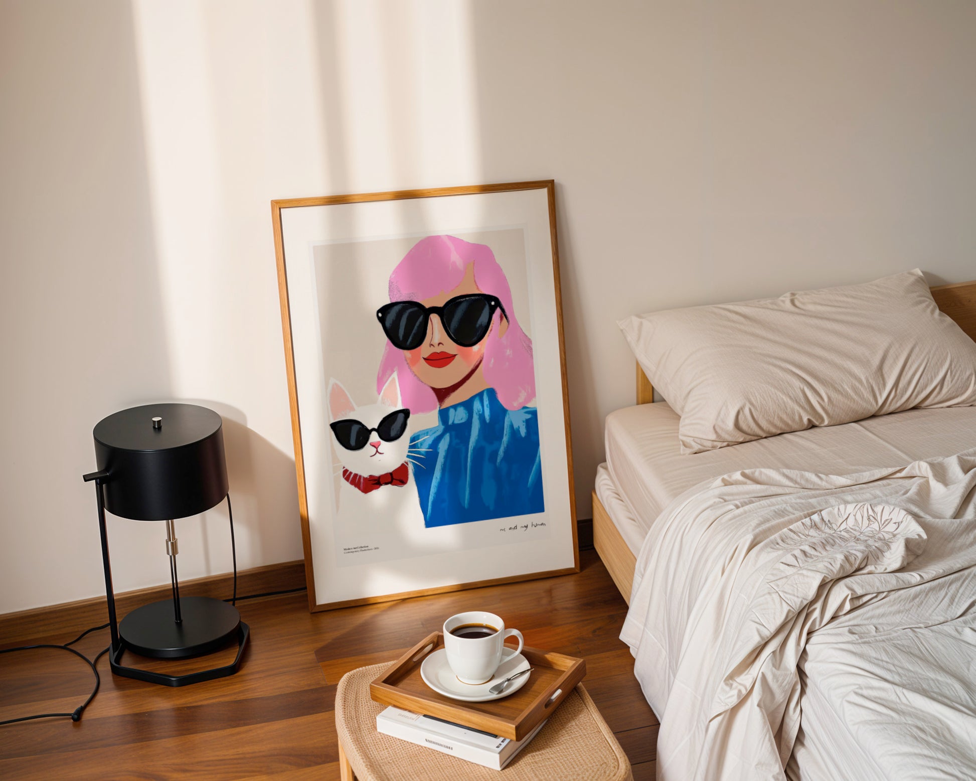 “Me and My Human” Poster – A stylish duo that will steal your heart!