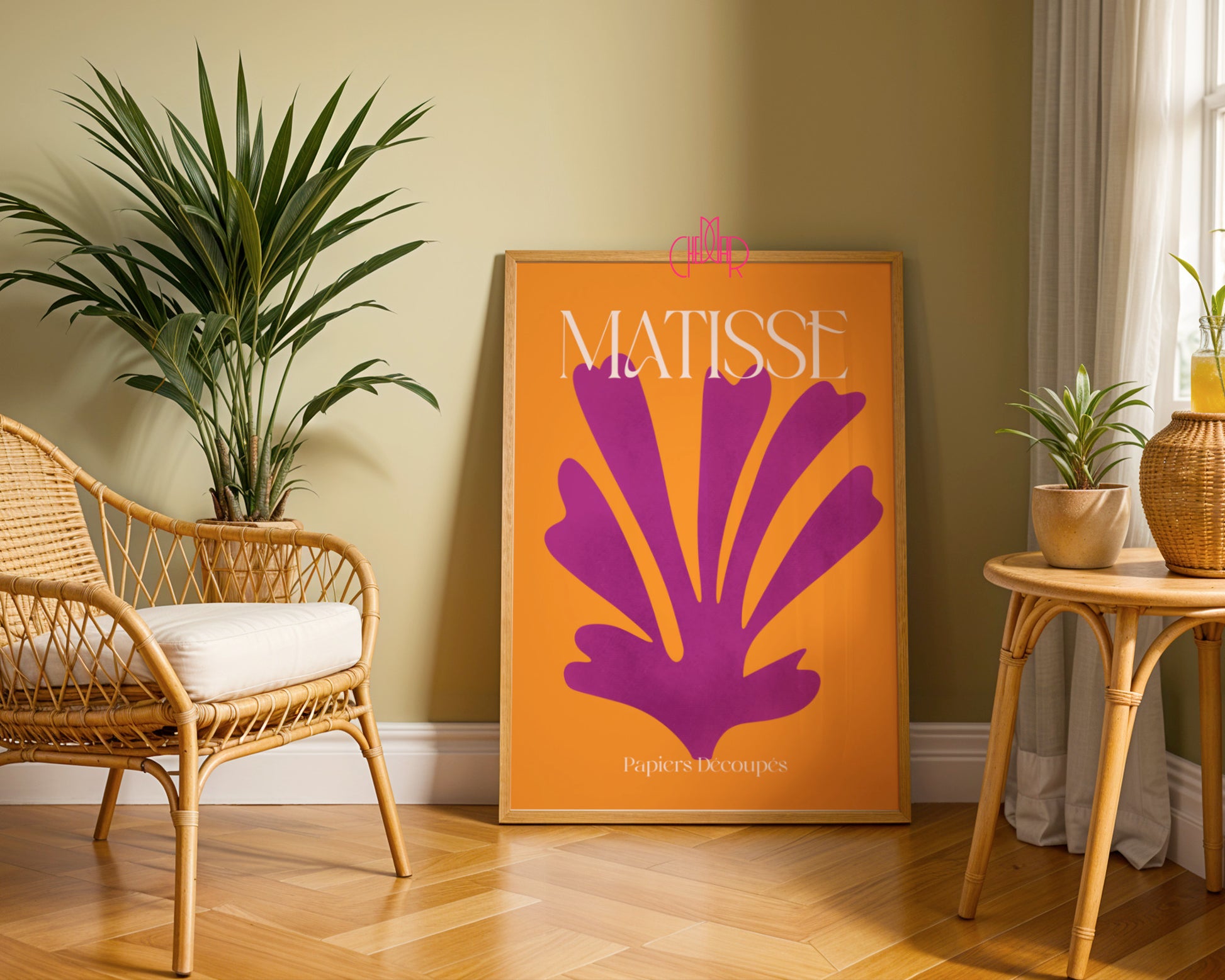 Plakat „Purple Bloom” – Eksplozja barw w Twojej domowej galerii