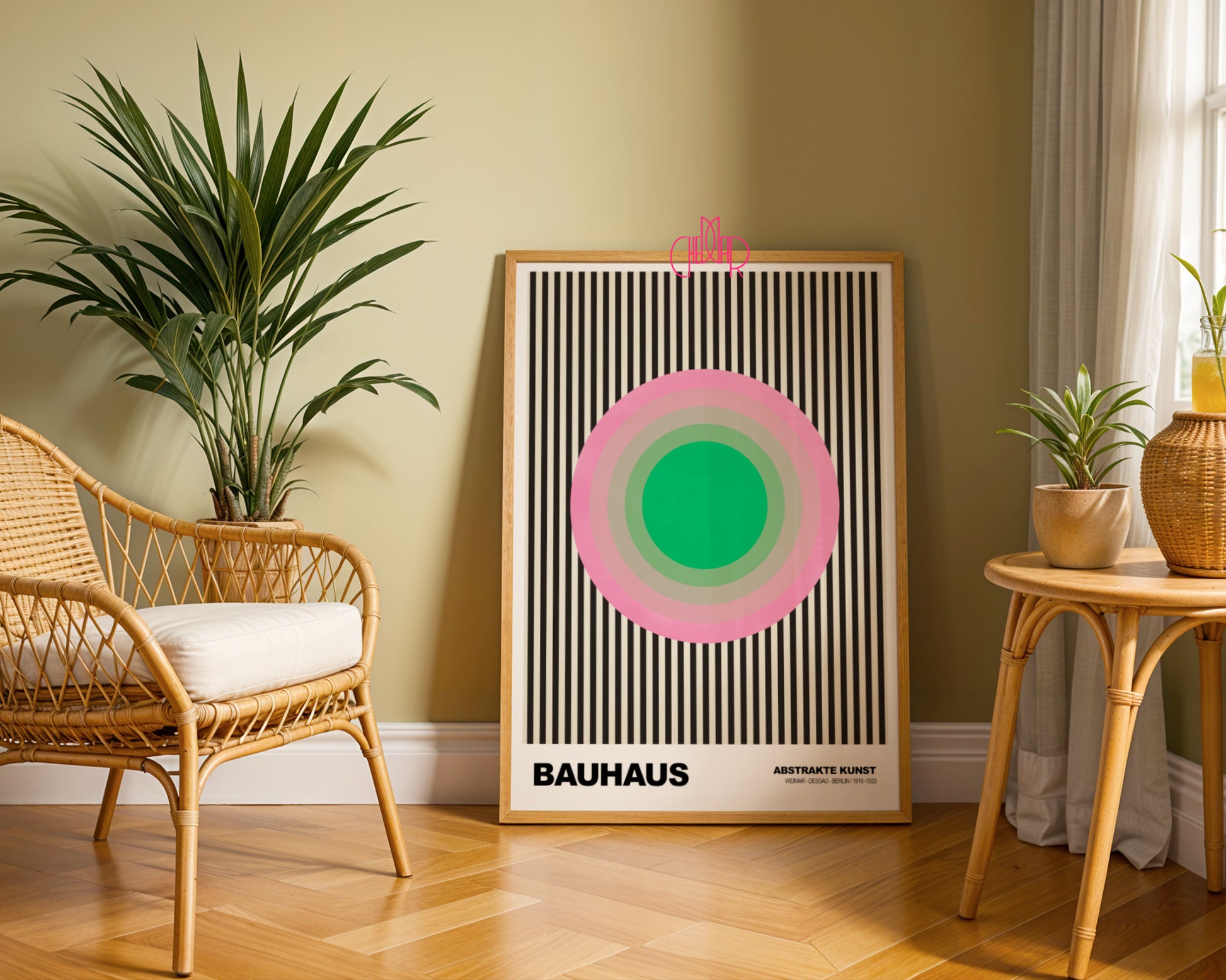 Spektrum Formy: Geometric Unity – Bauhaus, Abstract Composition