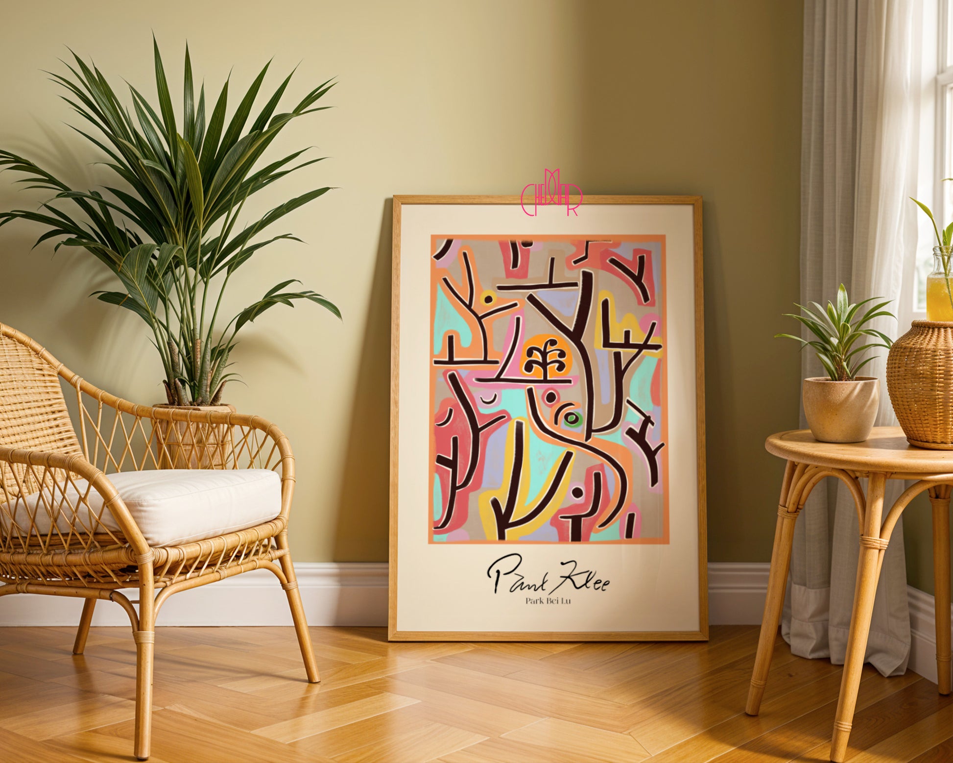 Ogród Wyobraźni: Park Bei Lu – Paul Klee, Vibrant Abstract Expressionism