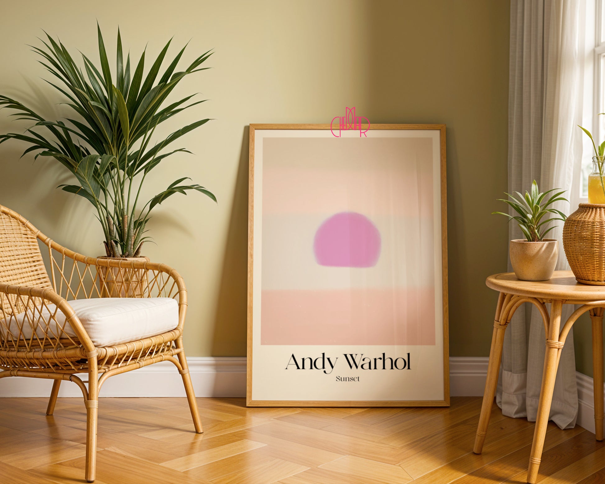 Pastelowe Wybrzeże: Sunset – Andy Warhol, Minimalist Pop Art