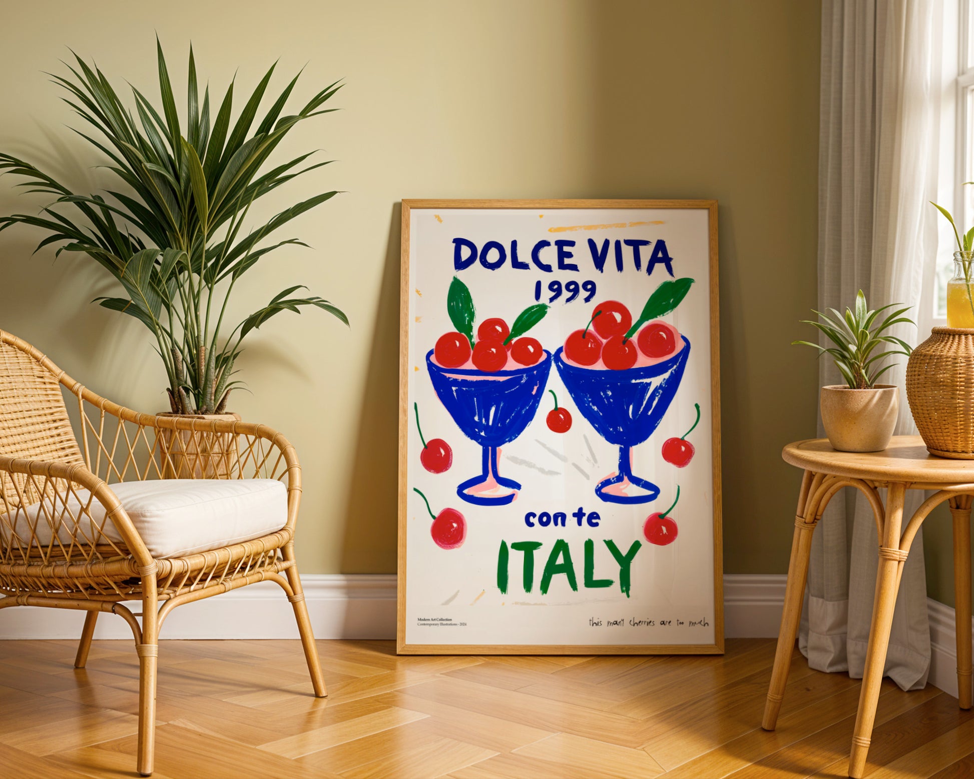 “Dolce Vita” poster – Feel the taste of Italian summer in your interior!