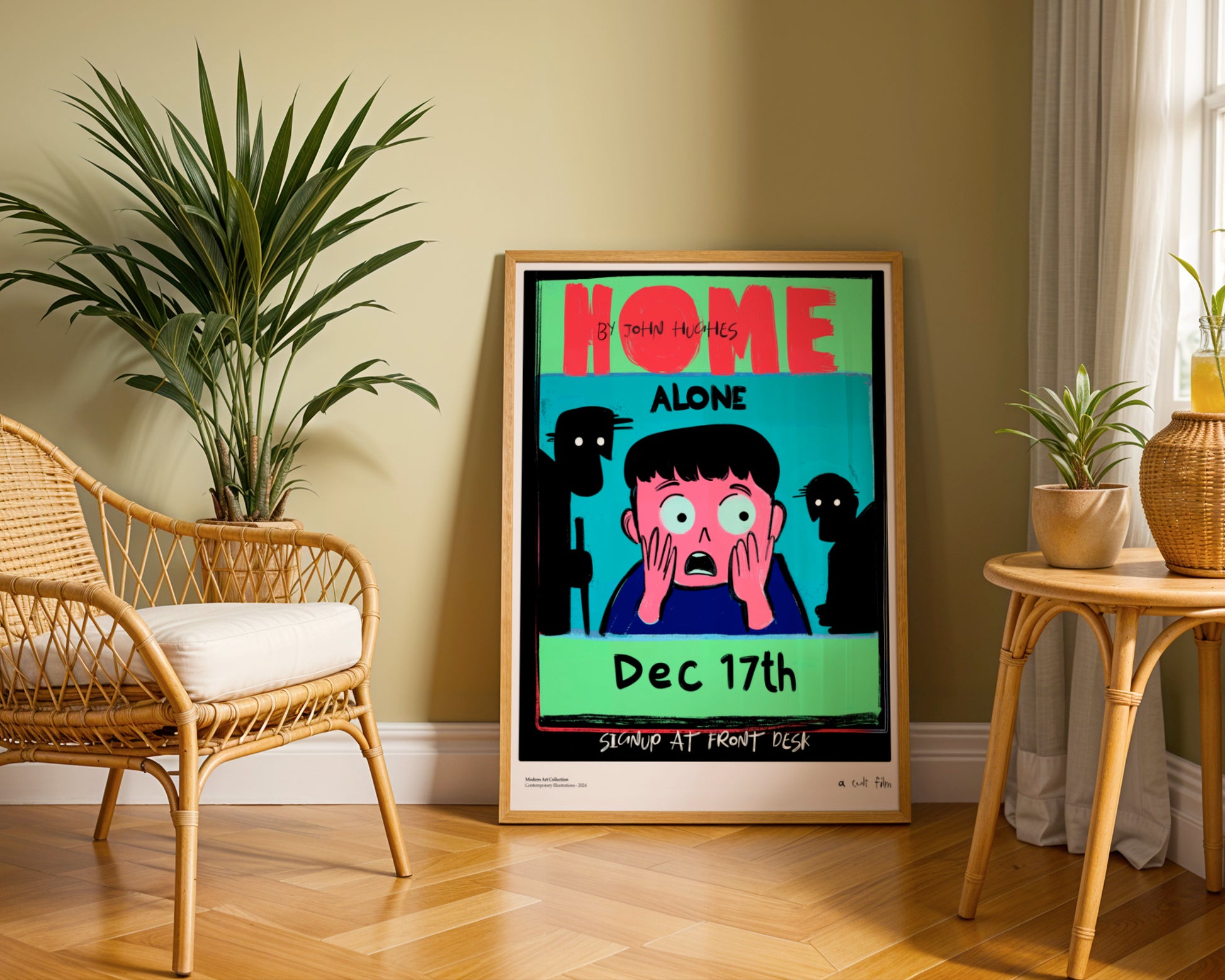 "Home Alone" Poster – A Cult Story with a Modern Twist!