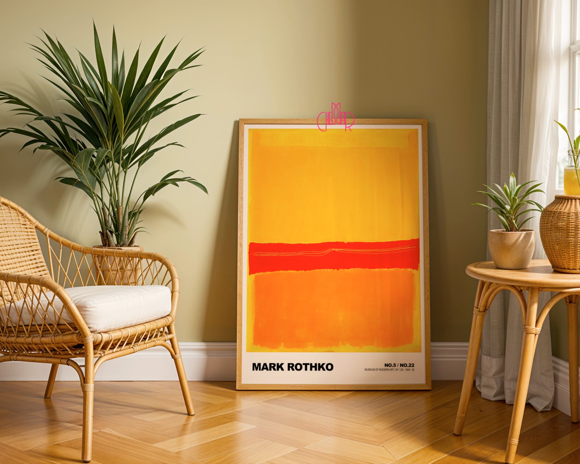 Nocna Symfonia: Velvet Depths – Mark Rothko, Dark Ochre and Black Composition