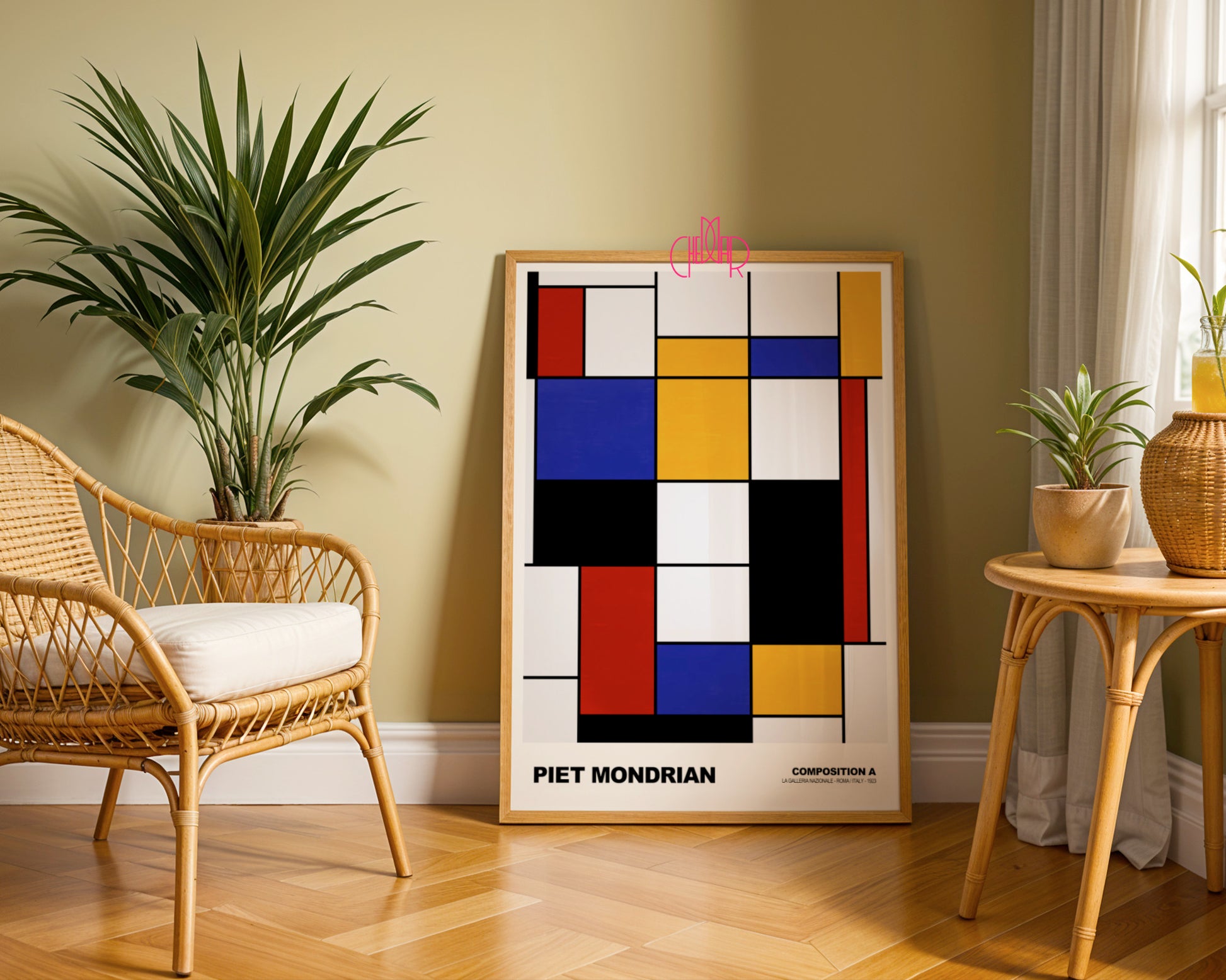 Architektura Koloru: Grid Logic – Mondrian, De Stijl Geometric Composition