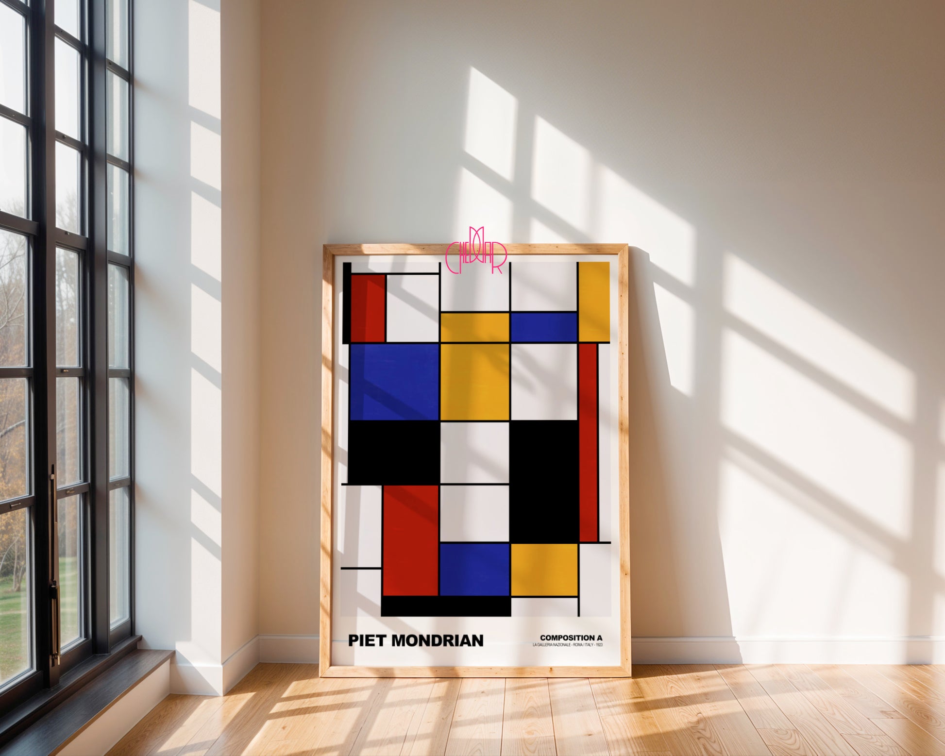 Architektura Koloru: Grid Logic – Mondrian, De Stijl Geometric Composition