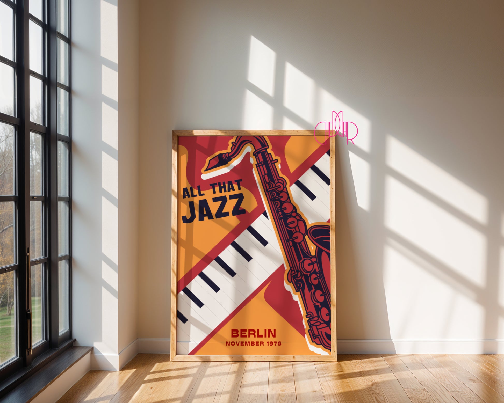 Music poster from the All That Jazz series, Berlin 1976