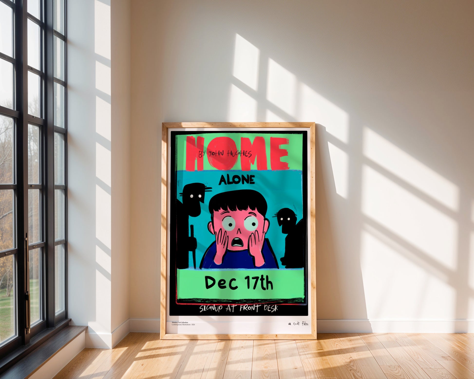 "Home Alone" Poster – A Cult Story with a Modern Twist!