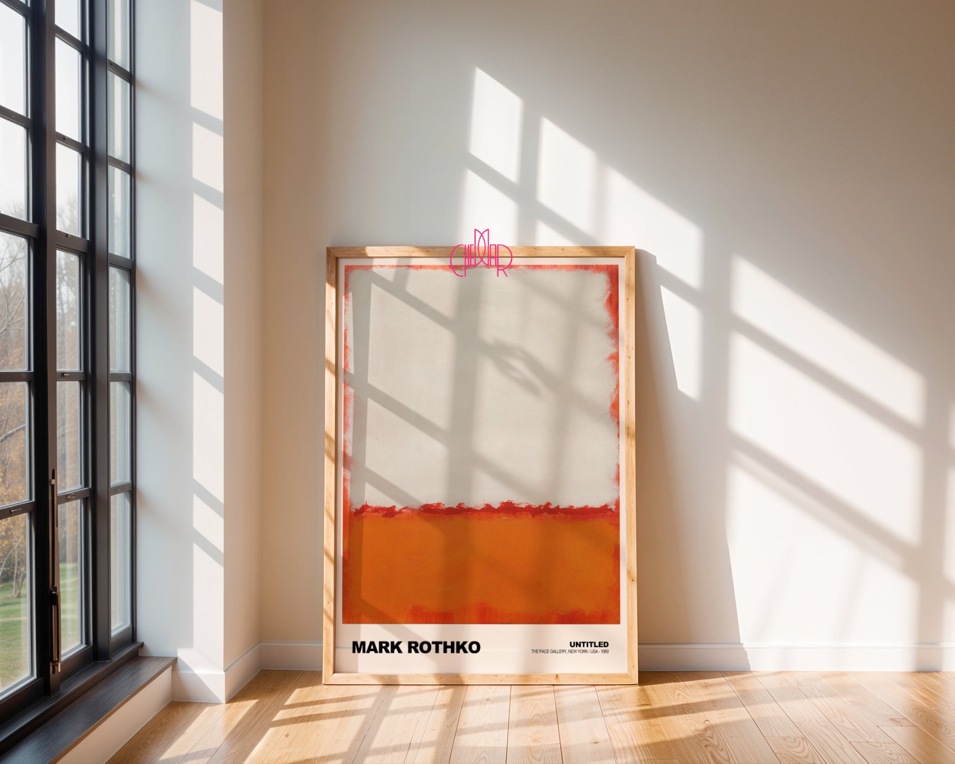 Eteryczne Horyzonty: Alabaster Drift – Mark Rothko, Untitled (Orange and White)