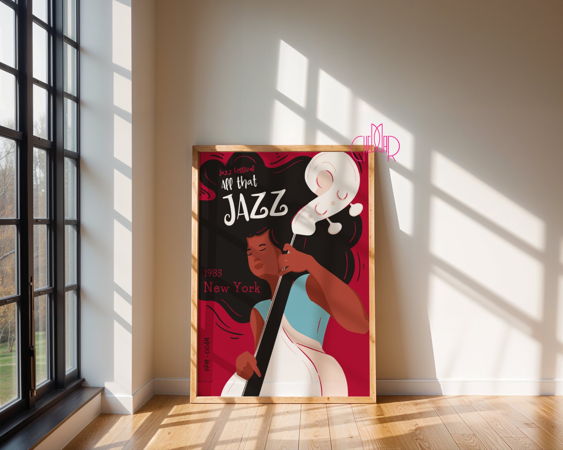 All That Jazz Music Poster, New York Jazz Festival 1983