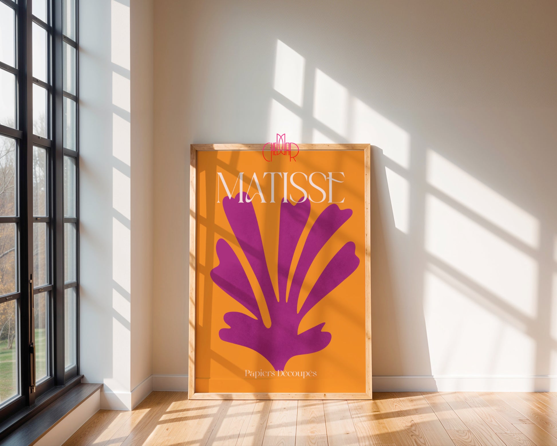 Plakat „Purple Bloom” – Eksplozja barw w Twojej domowej galerii