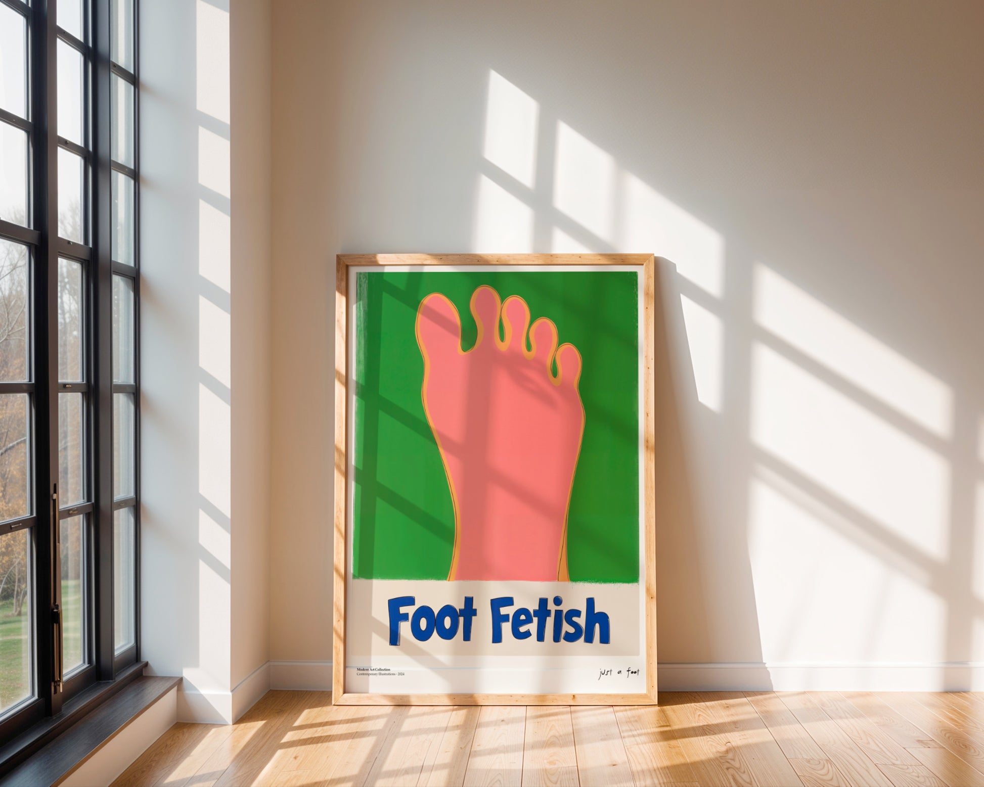 "Foot Fetish" Poster – A Bold Accent for Curio Collectors!