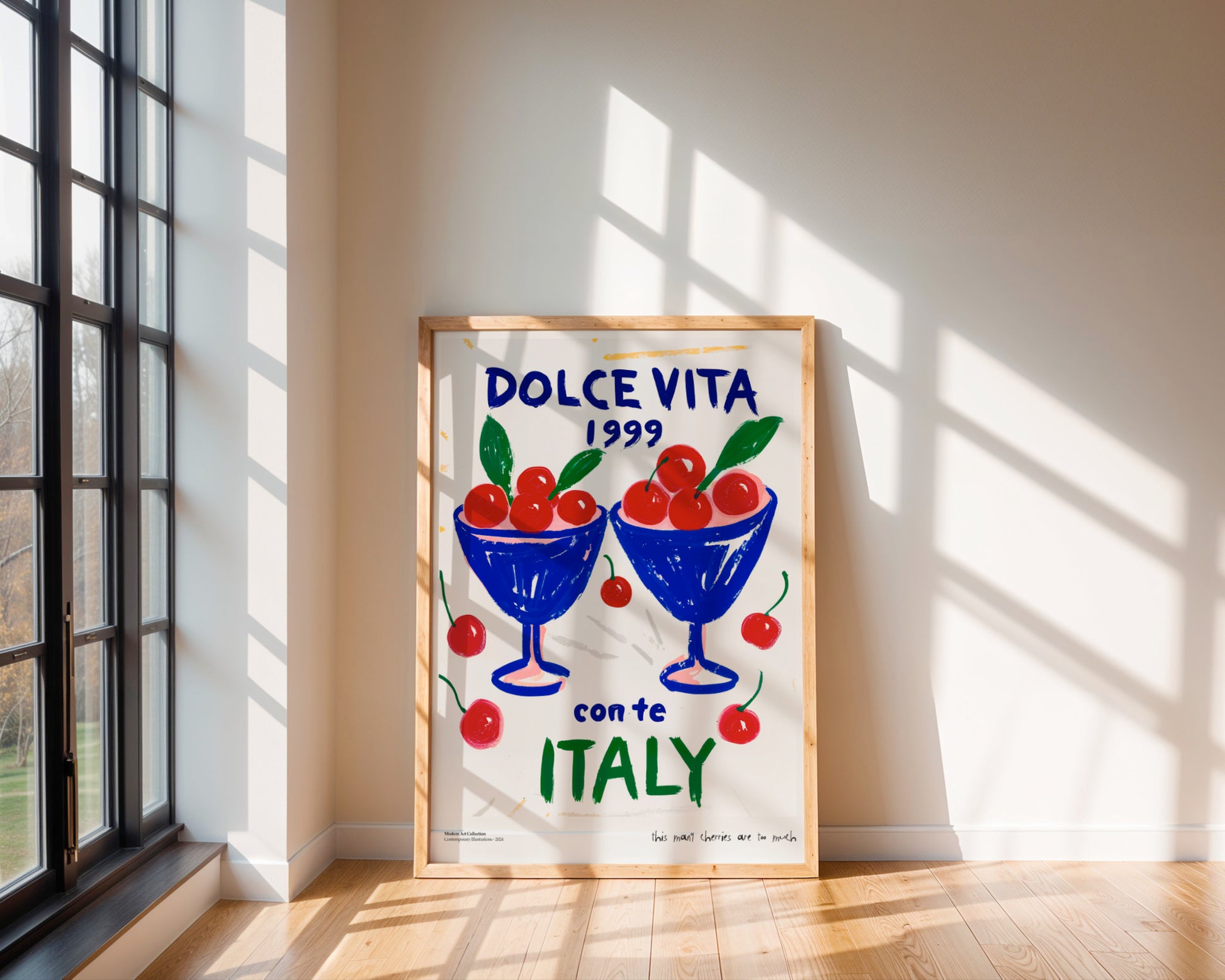 “Dolce Vita” poster – Feel the taste of Italian summer in your interior!