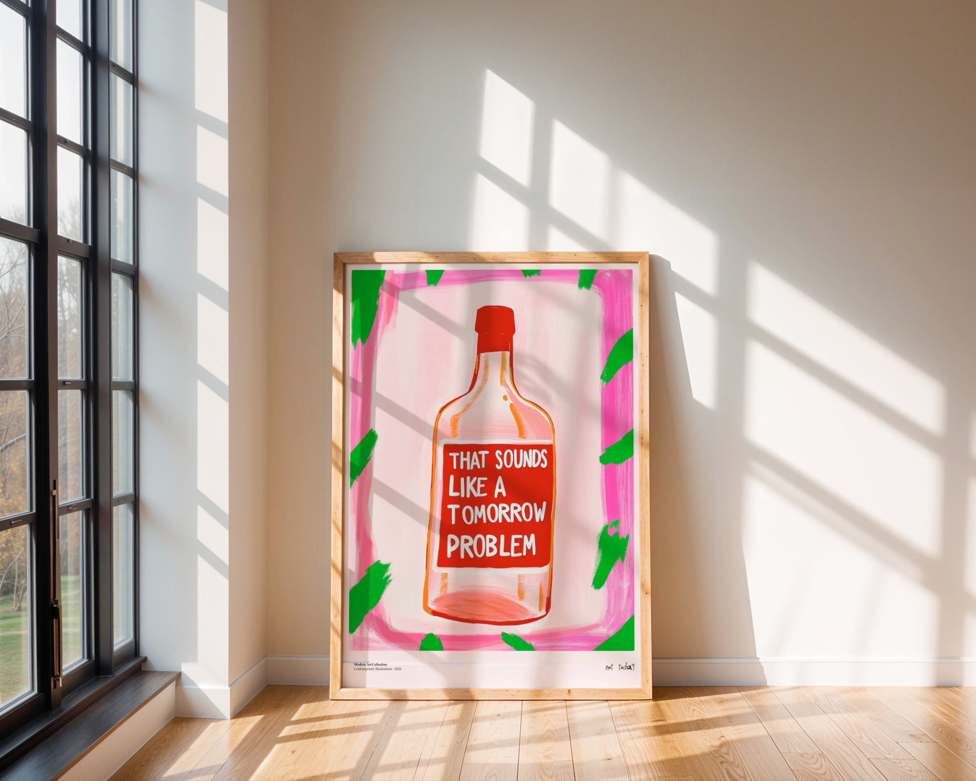 “Tomorrow Problem” Poster – A Manifesto of Relaxation in Your Interior!