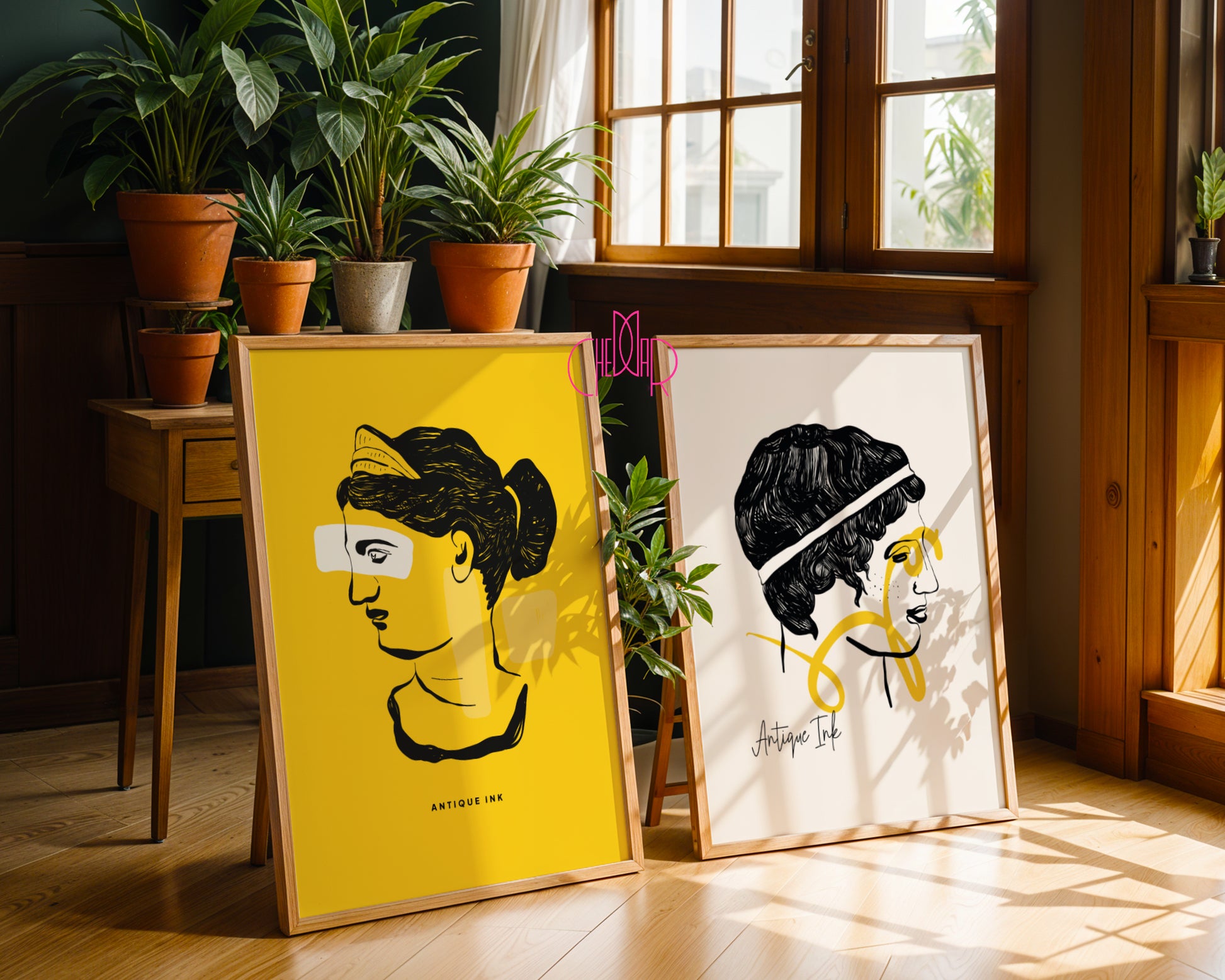 Antique Ink Set – Classic Busts with a Modern Look