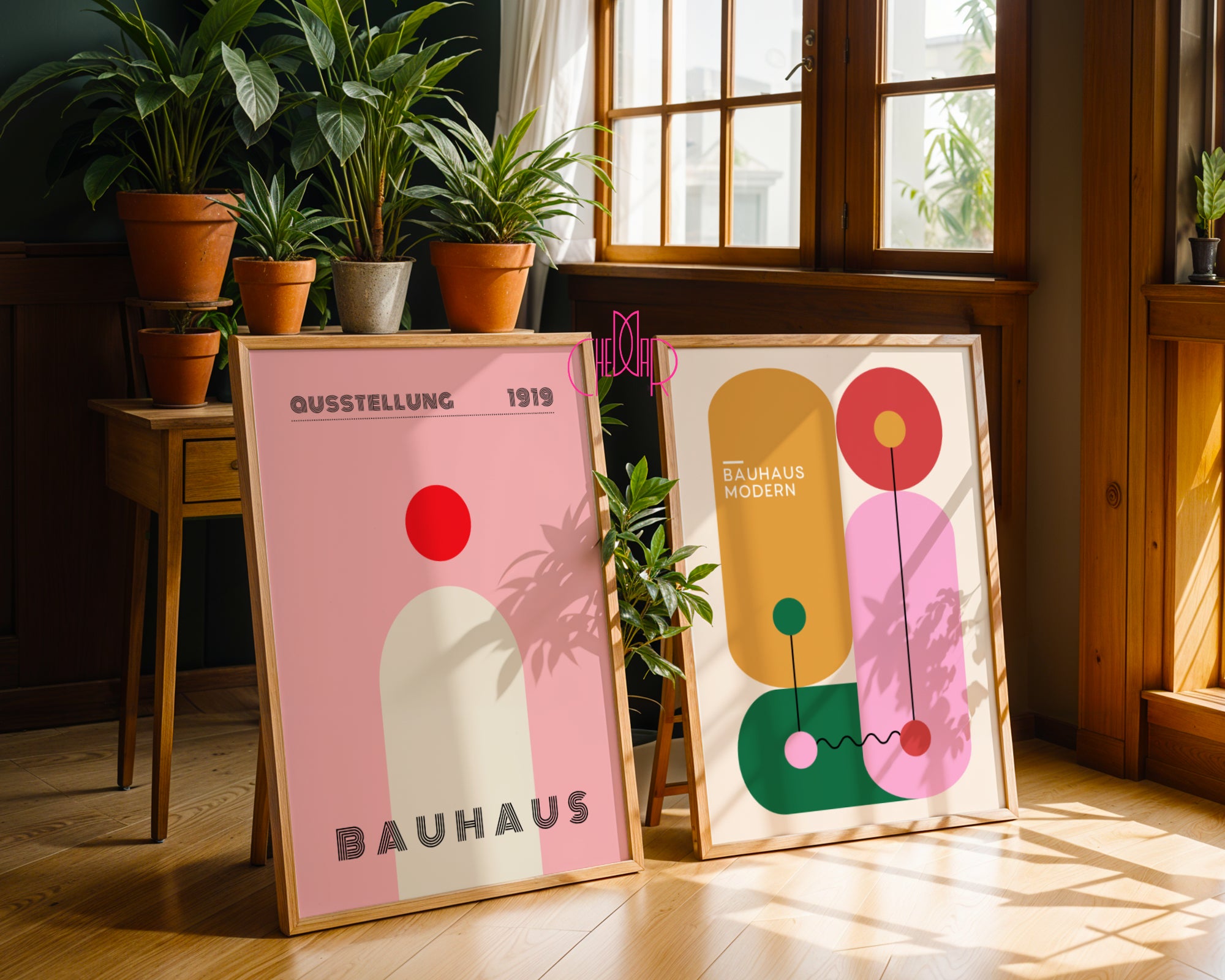 Love and Sympathy poster set, abstract, contemporary art