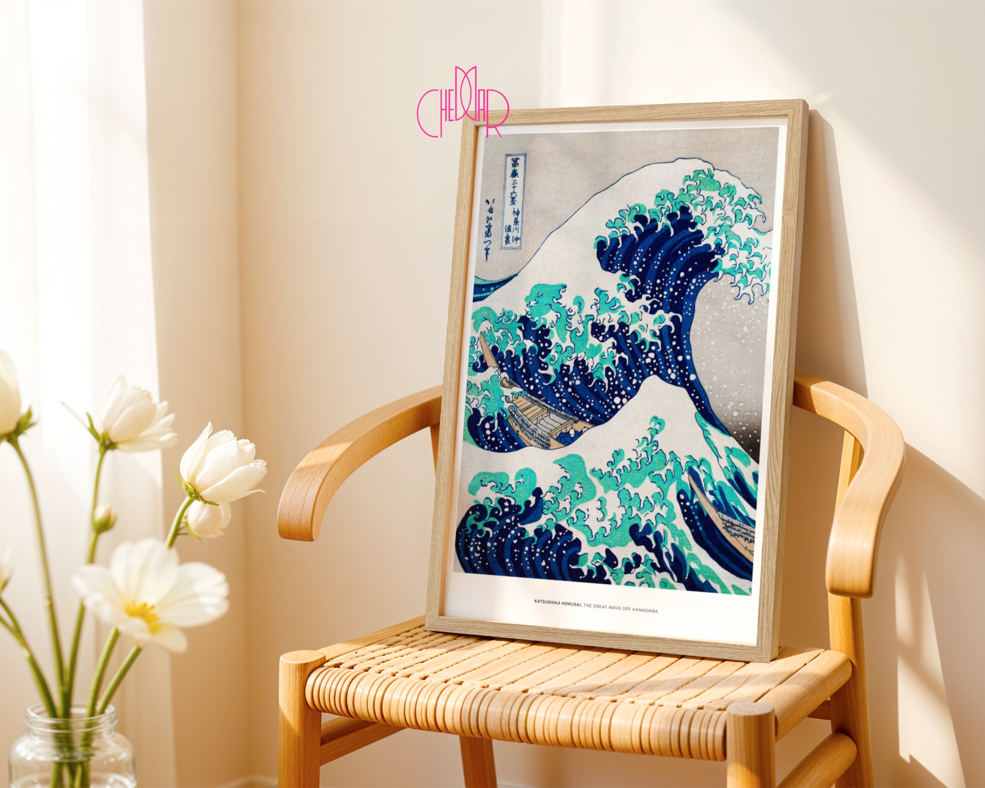 Natural Wood Color Frame – Warmth and Style