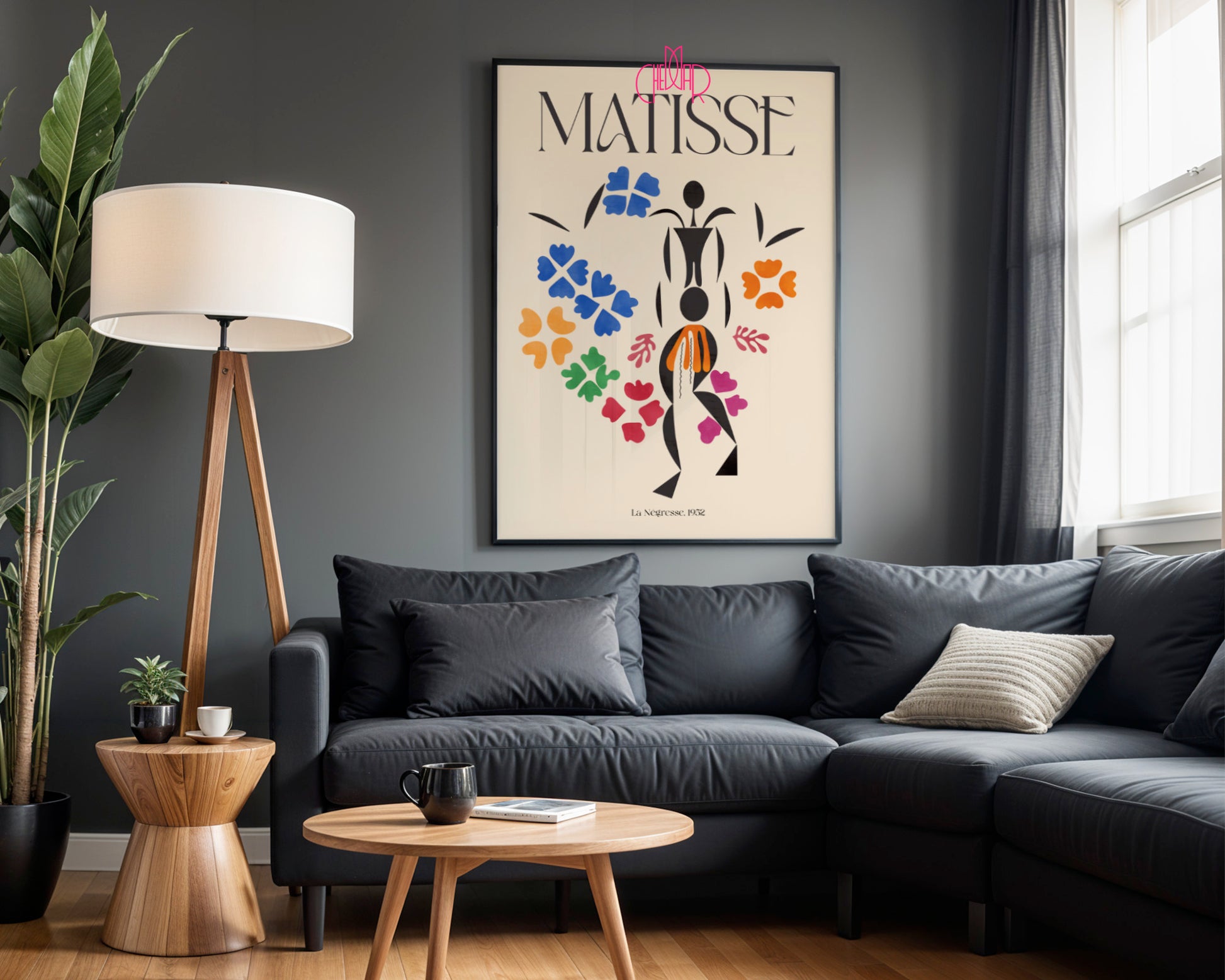 Tańczące Formy: Floral Silhouette – Matisse, La Négresse Composition