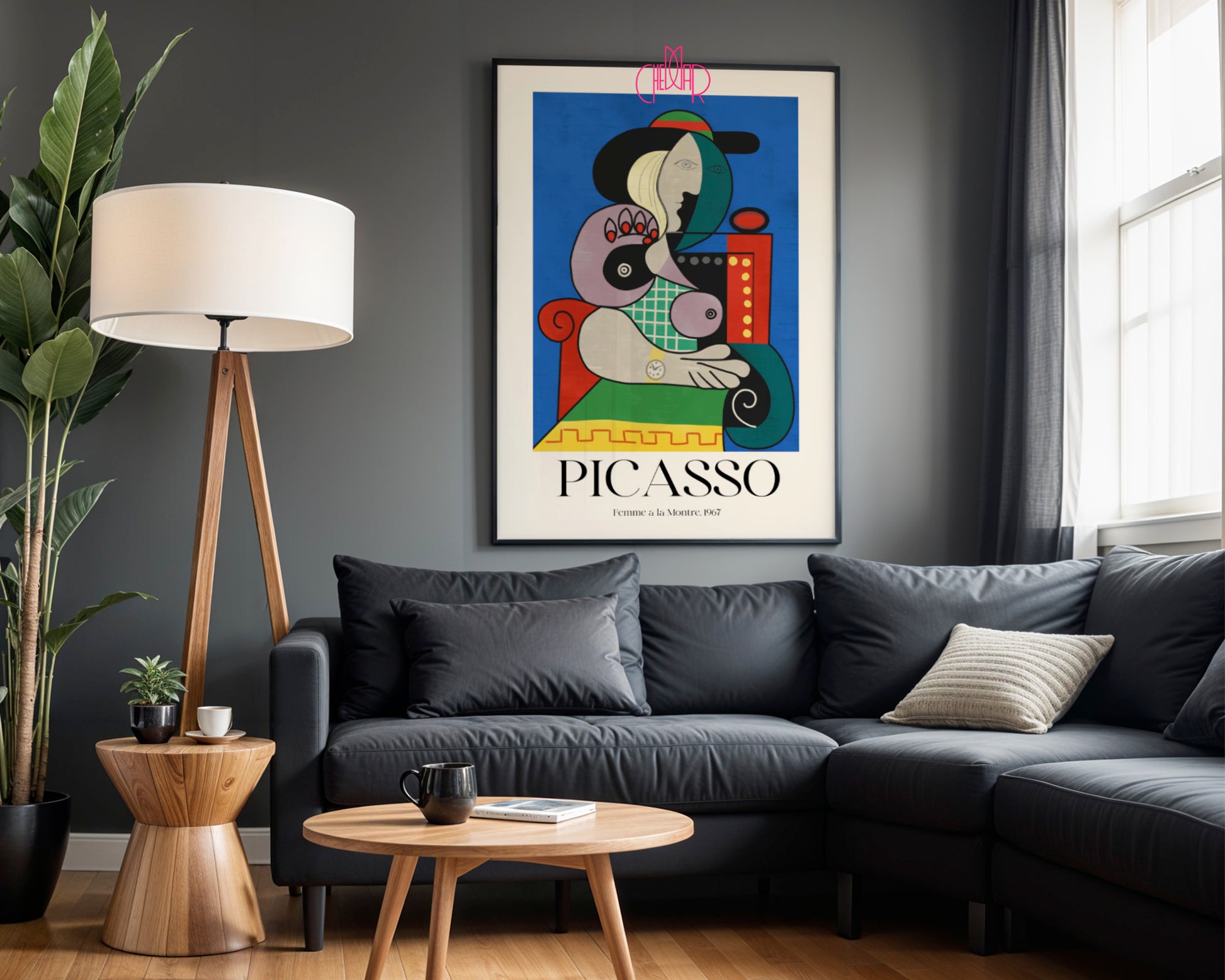 Picasso – Femme à la Montre (Woman with a Watch) 1967 | Surrealist Gallery Poster