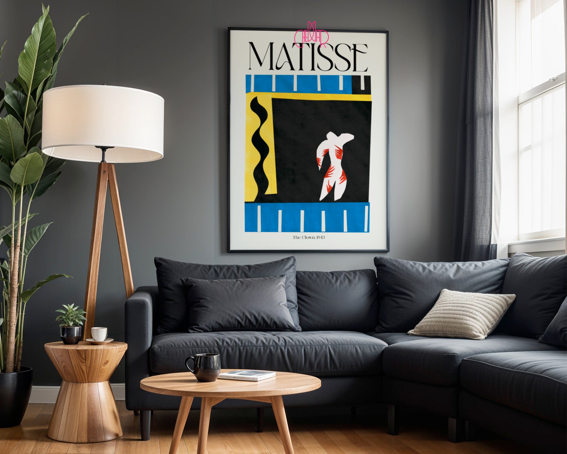 Matisse – The Clown 1943 | Jazz Cirque Gallery Poster