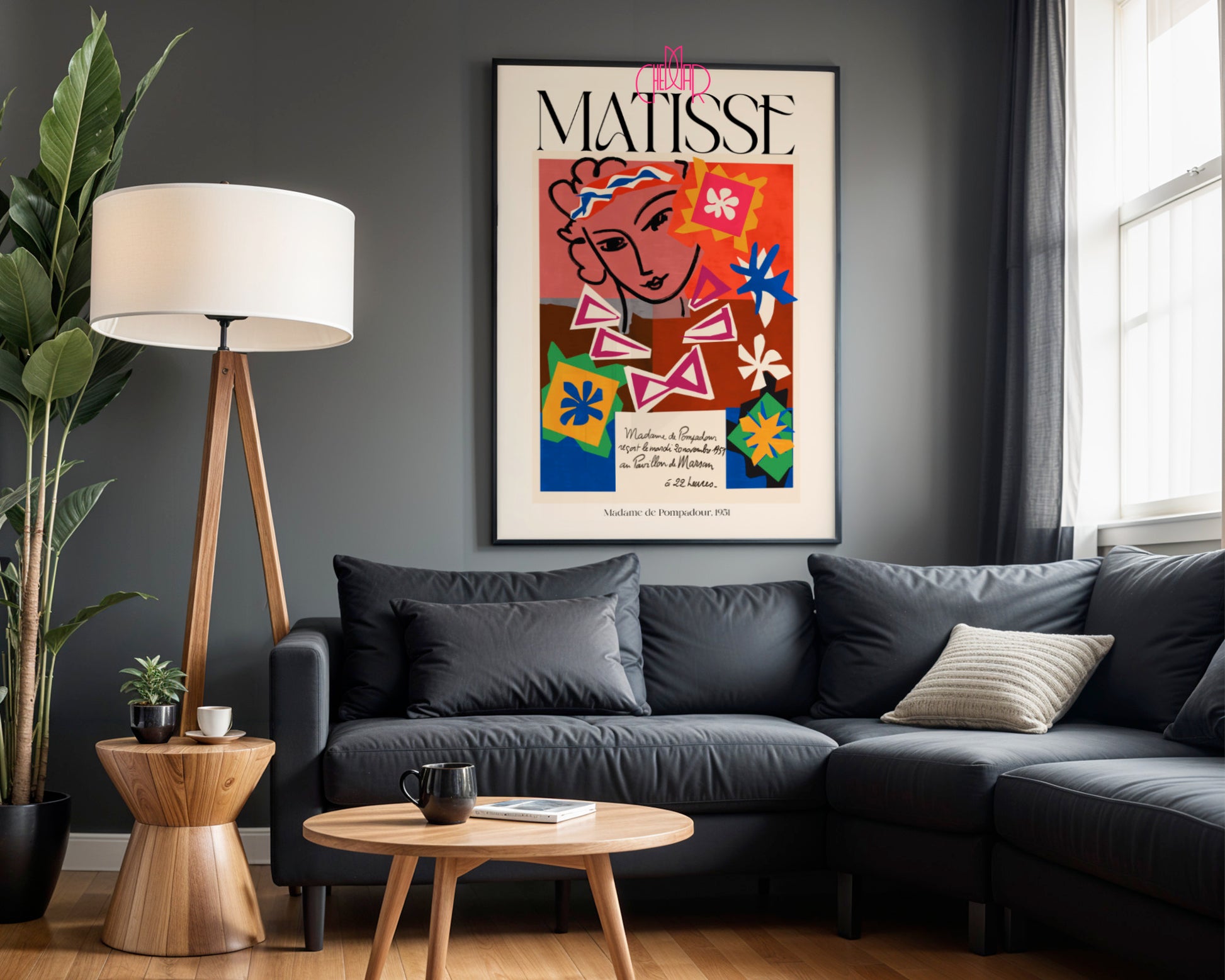 Matisse – Large Decoration with Masks (1953) | Plakat Galeryjny Floral