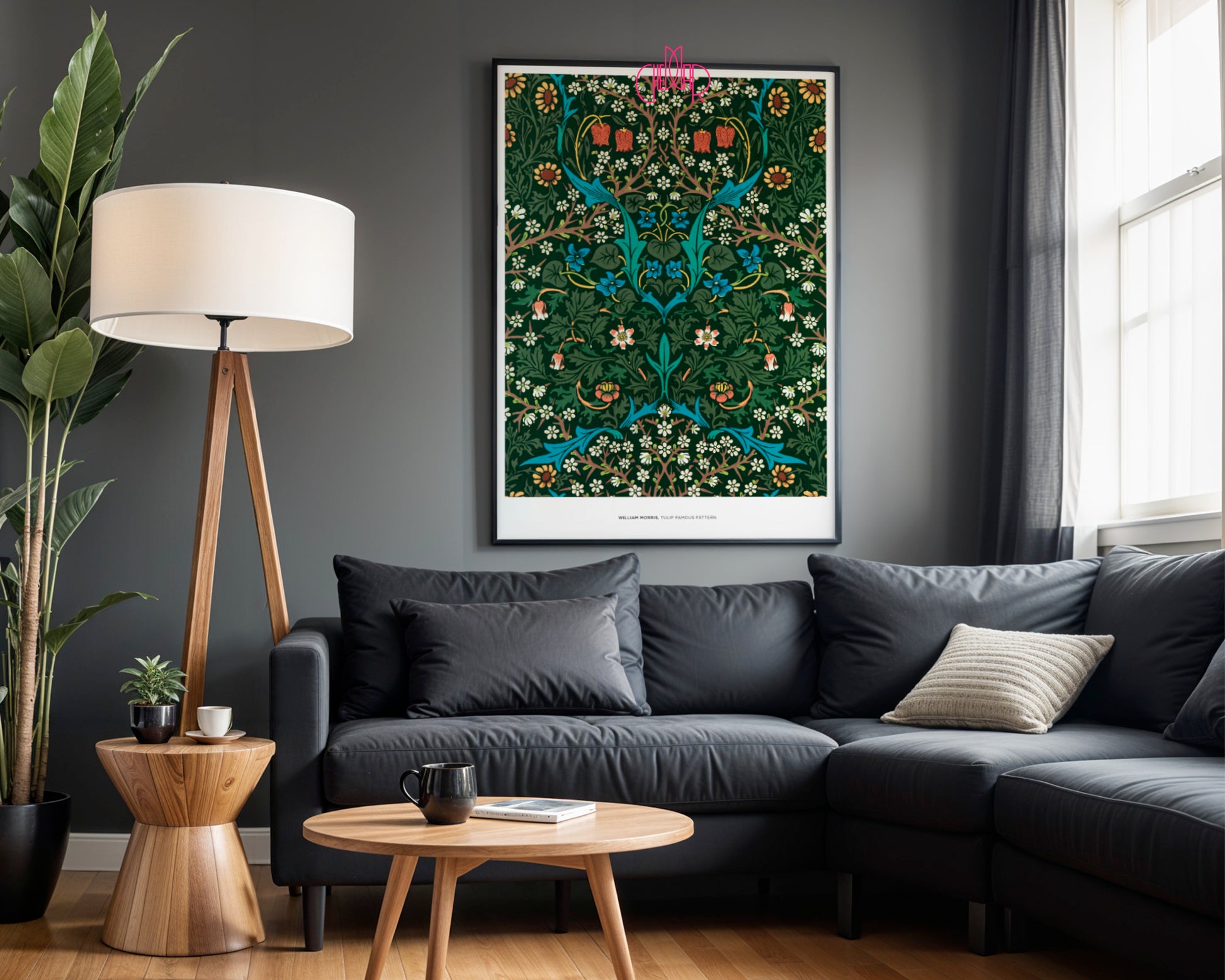 Arts & Crafts Classic – Tulip Pattern (William Morris, 1875