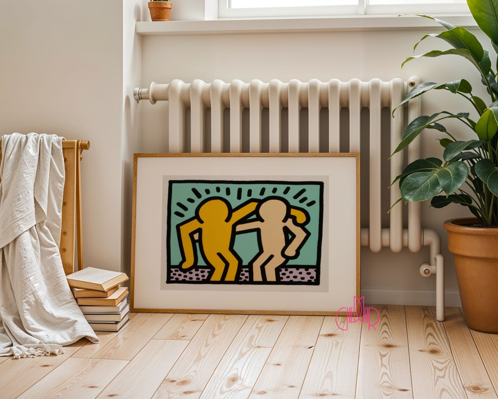 Keith Haring- Best Buddies poster, limited edition, pop art