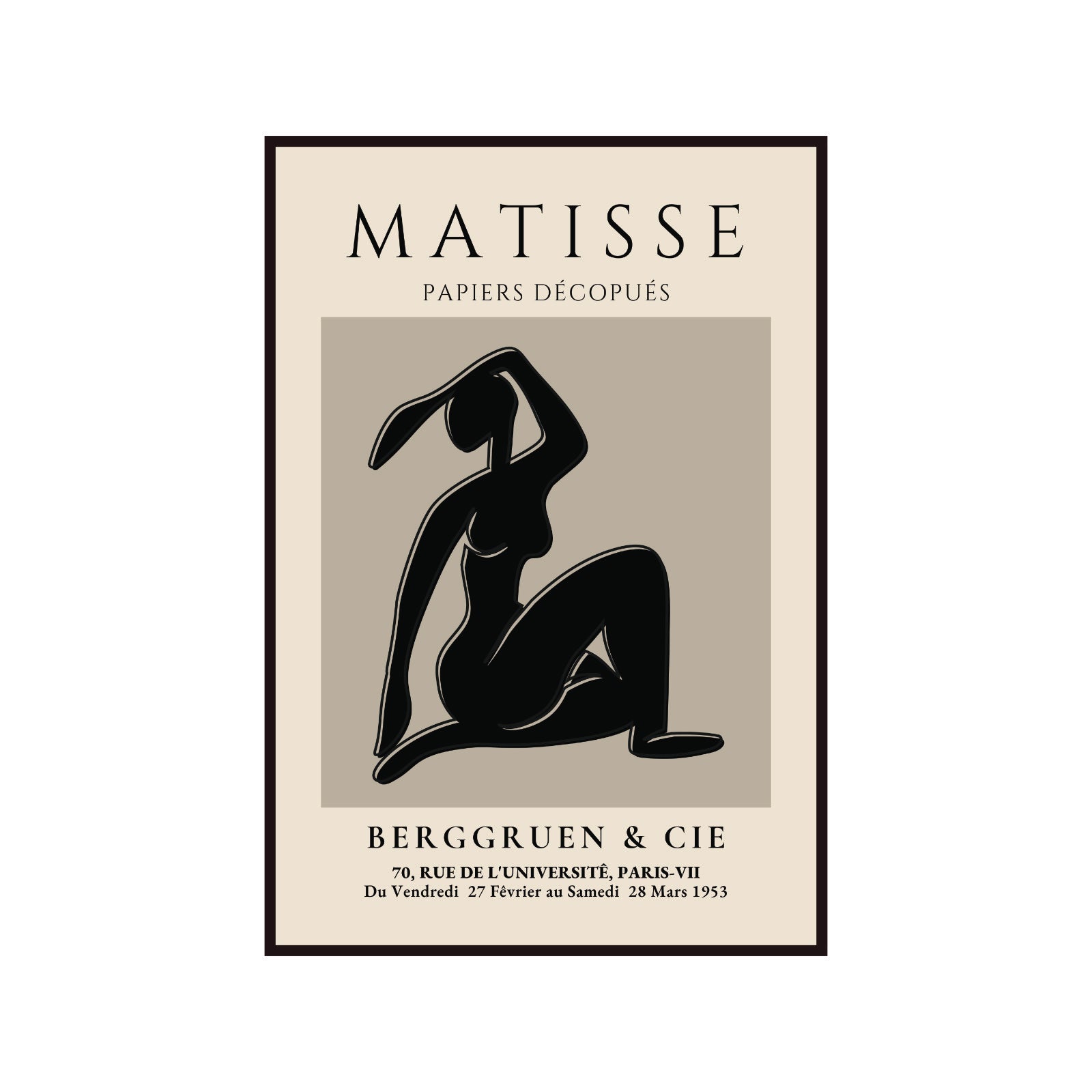 Henri Matisse – Black Nude Berggruen & Cie