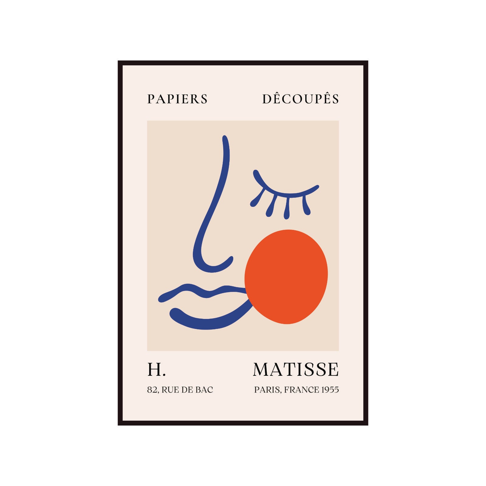 Henri Matisse – Abstract Portrait Rue de Bac