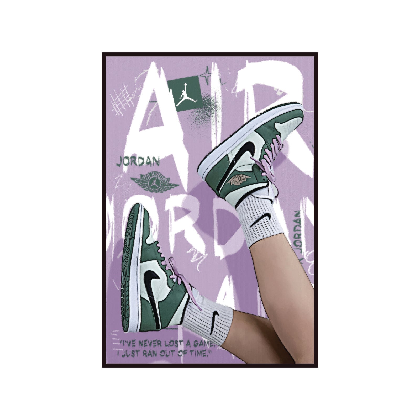 Jordan – Lavender Flight: Modern Streetwear Freshness