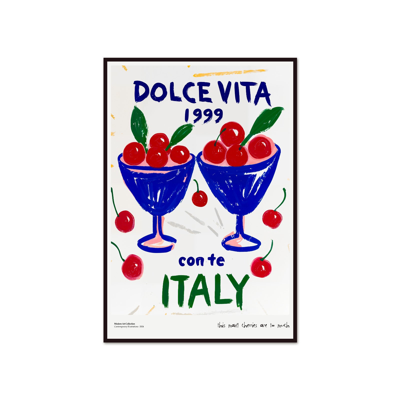 “Dolce Vita” poster – Feel the taste of Italian summer in your interior!