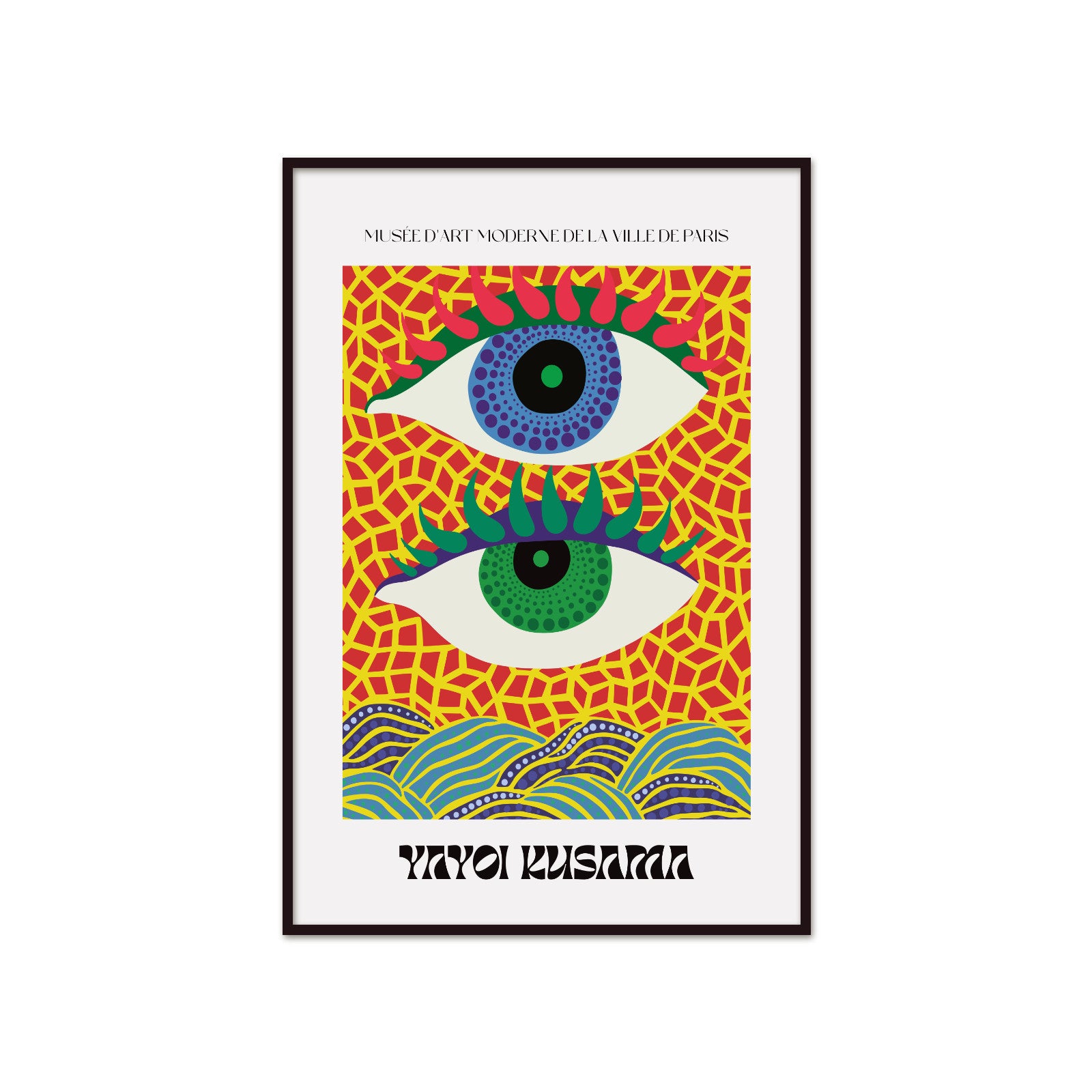 Plakat Yayoi Kusama, Surreal Eyes, Musée d’Art Moderne de la Ville de Paris