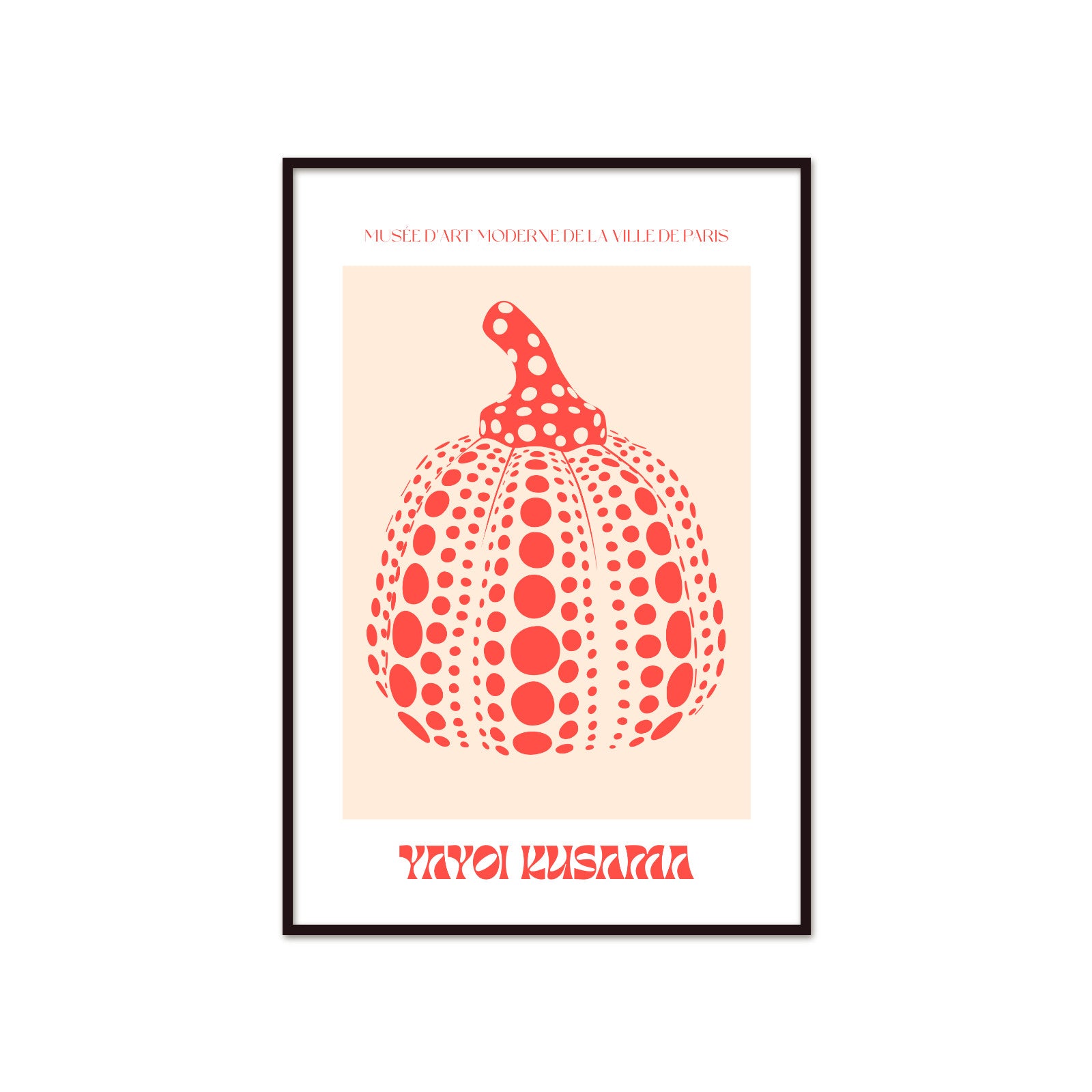 Plakat Yayoi Kusama, Red Pumpkin, Contemporary Art Museum