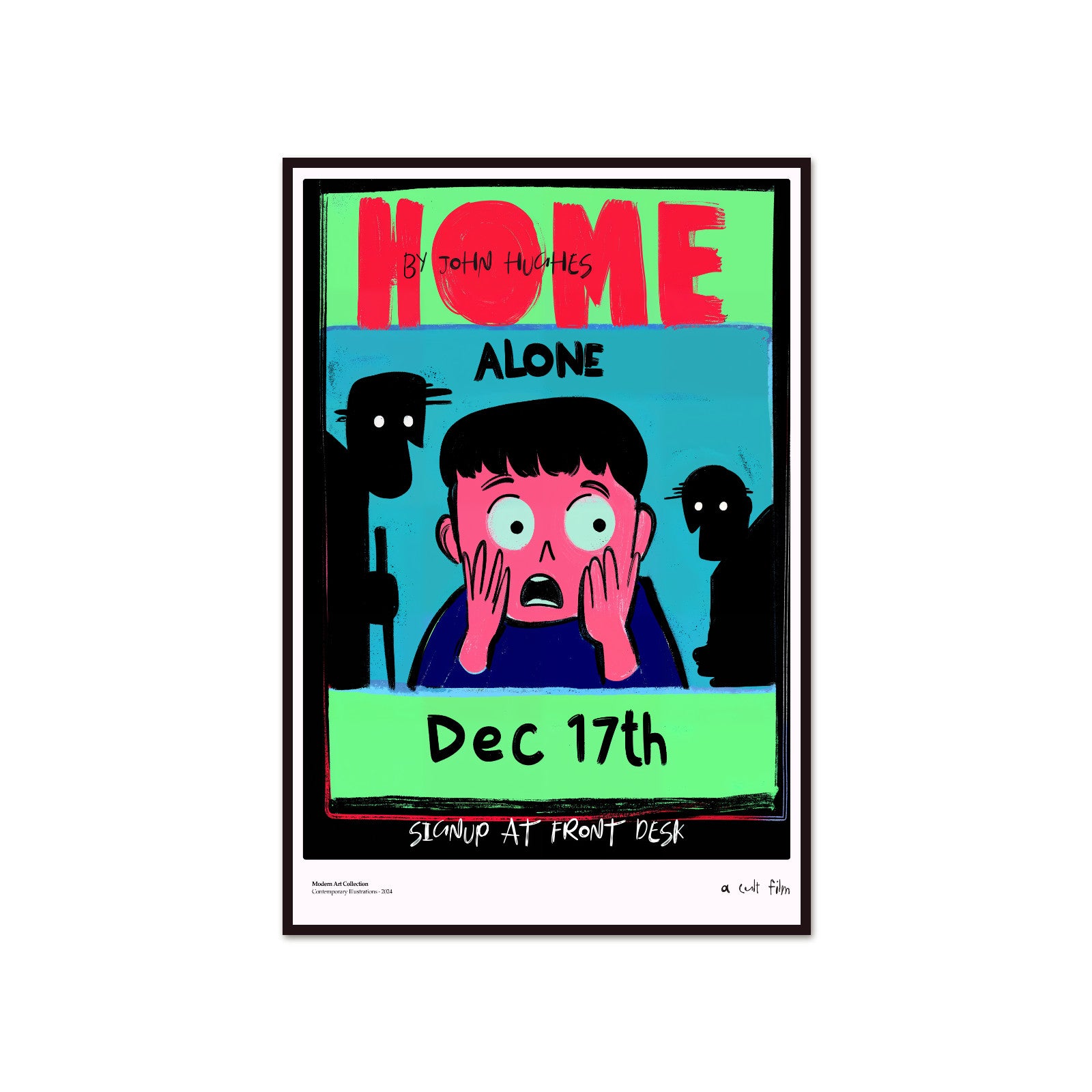 "Home Alone" Poster – A Cult Story with a Modern Twist!