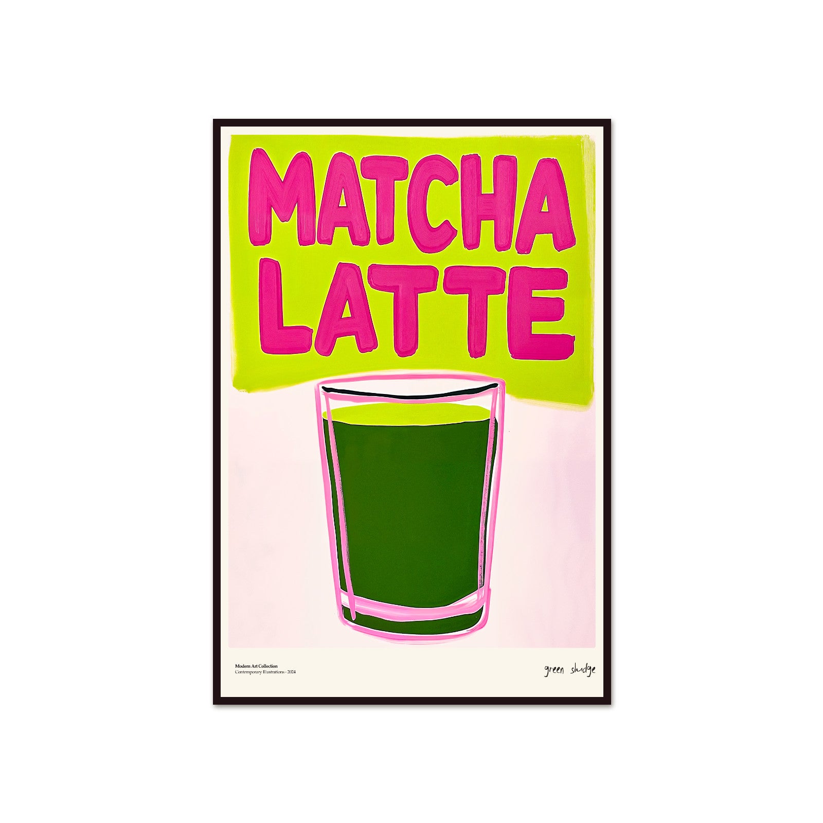“Matcha Latte” Poster – Energy Boost for Your Interior!
