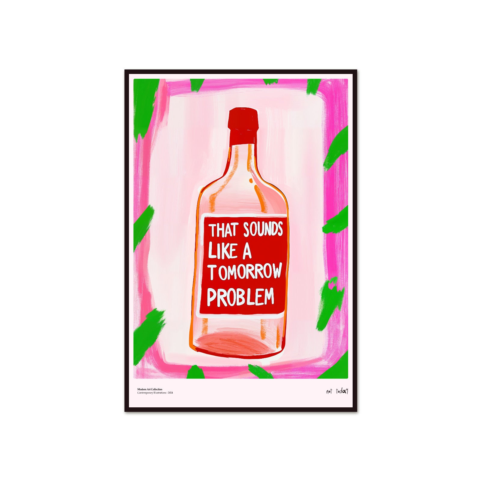 “Tomorrow Problem” Poster – A Manifesto of Relaxation in Your Interior!