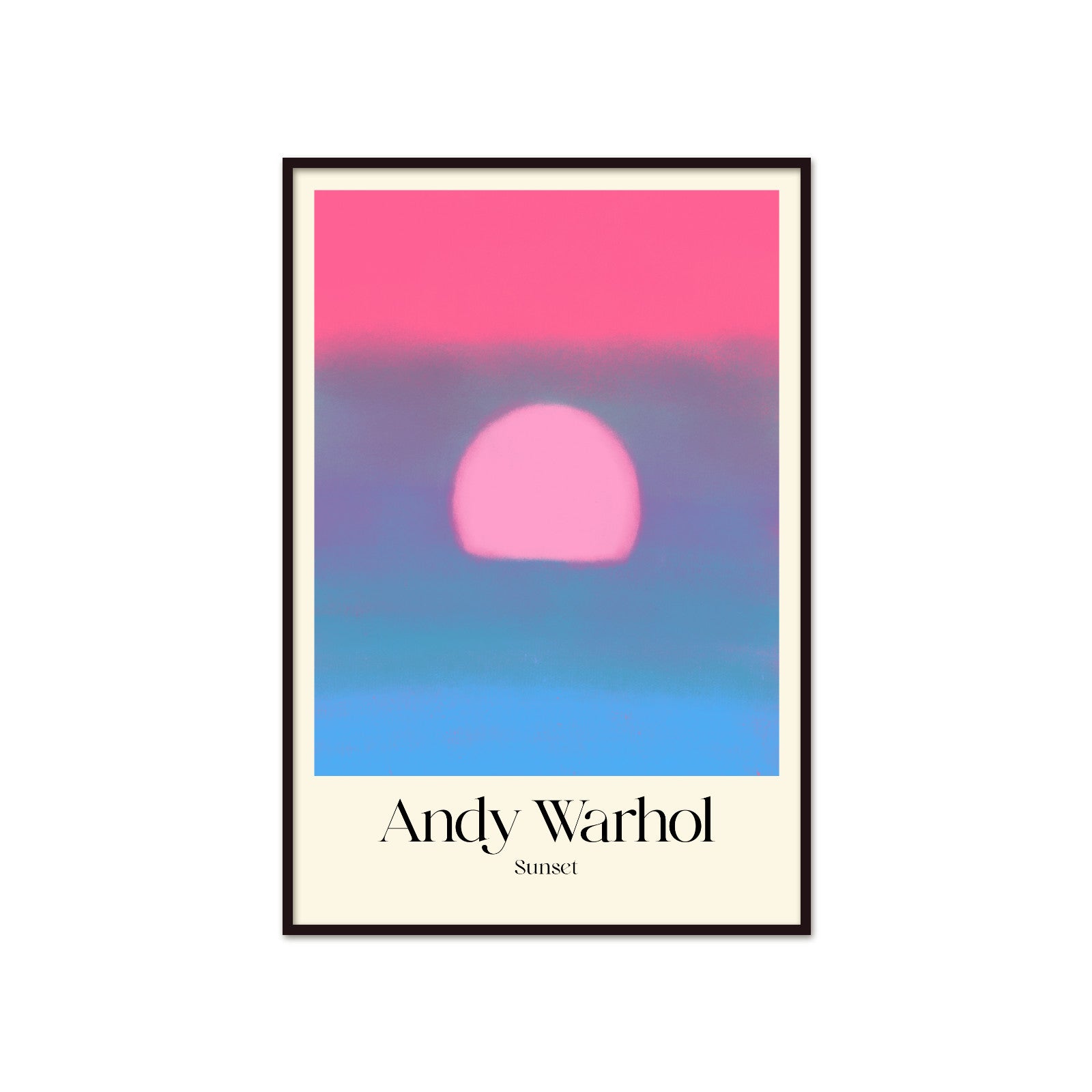 Lazurowy Zmierzch: Sunset – Andy Warhol, Pop Art Aesthetic